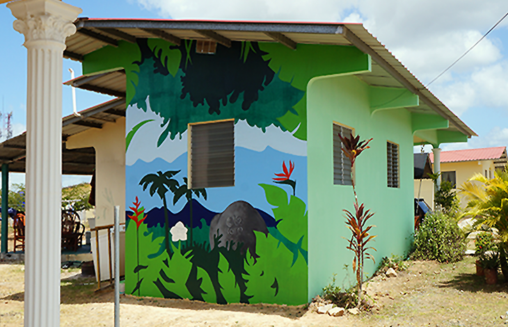 Jungle mural