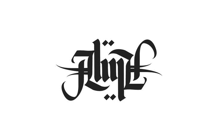Alma’s ambigram